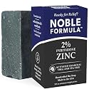 Noble Formula 2% Pyrithione Zinc Activated Charcoal Soap with Shea Butter and Tea Tree Oil - Face, Body and Scalp Deep Cleansing Bar for Oily or Flaky Beauty & Personal Care Noble Formula