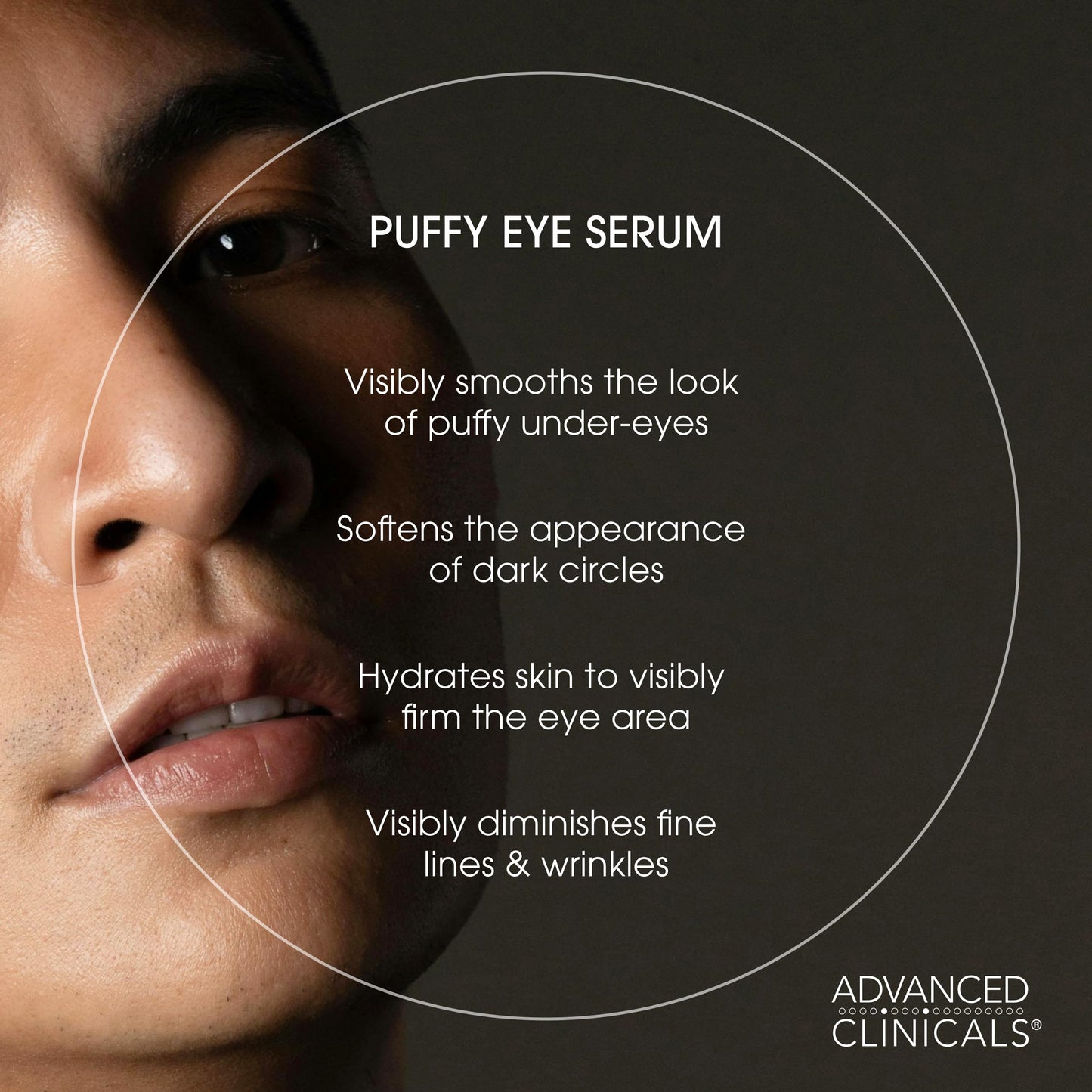 Advanced Clinicals Puffy Eye Under Eye Serum | Visible Anti Aging Brightening Vitamin C + Caffeine Serum Helps Improve Look Of Puffiness, Fine Lines Beauty & Personal Care Advanced Clinicals