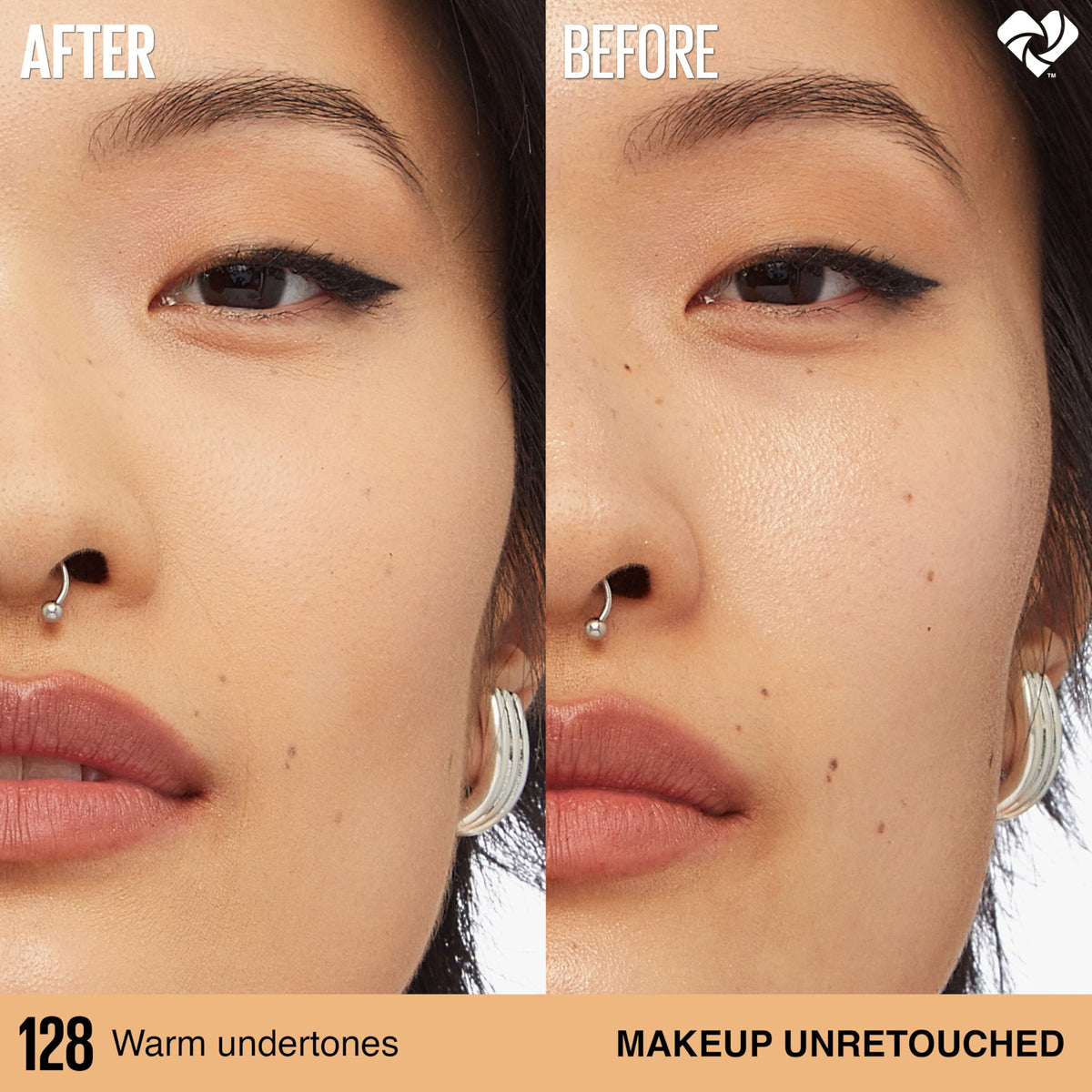 Maybelline Super Stay Lumi-Matte Foundation, Lightweight and Buildable Full Coverage Foundation Makeup For Up To 30HR Wear, 128, 1 Count
