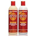 Creme of Nature Argan Oil from Morocco Sulfate-Free Moisture and Shine Shampoo and Intensive Conditioning Treatment Set, Hydrating Shine-Enhancing Beauty & Personal Care Creme of Nature