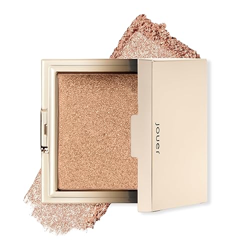 Jouer Powder Highlighter - Highlighter Powder for Face - Luminizer Makeup - Buildable Pigment - Talc, Paraben, Cruelty Free & Vegan - Skinny Dip Beauty & Personal Care Jouer