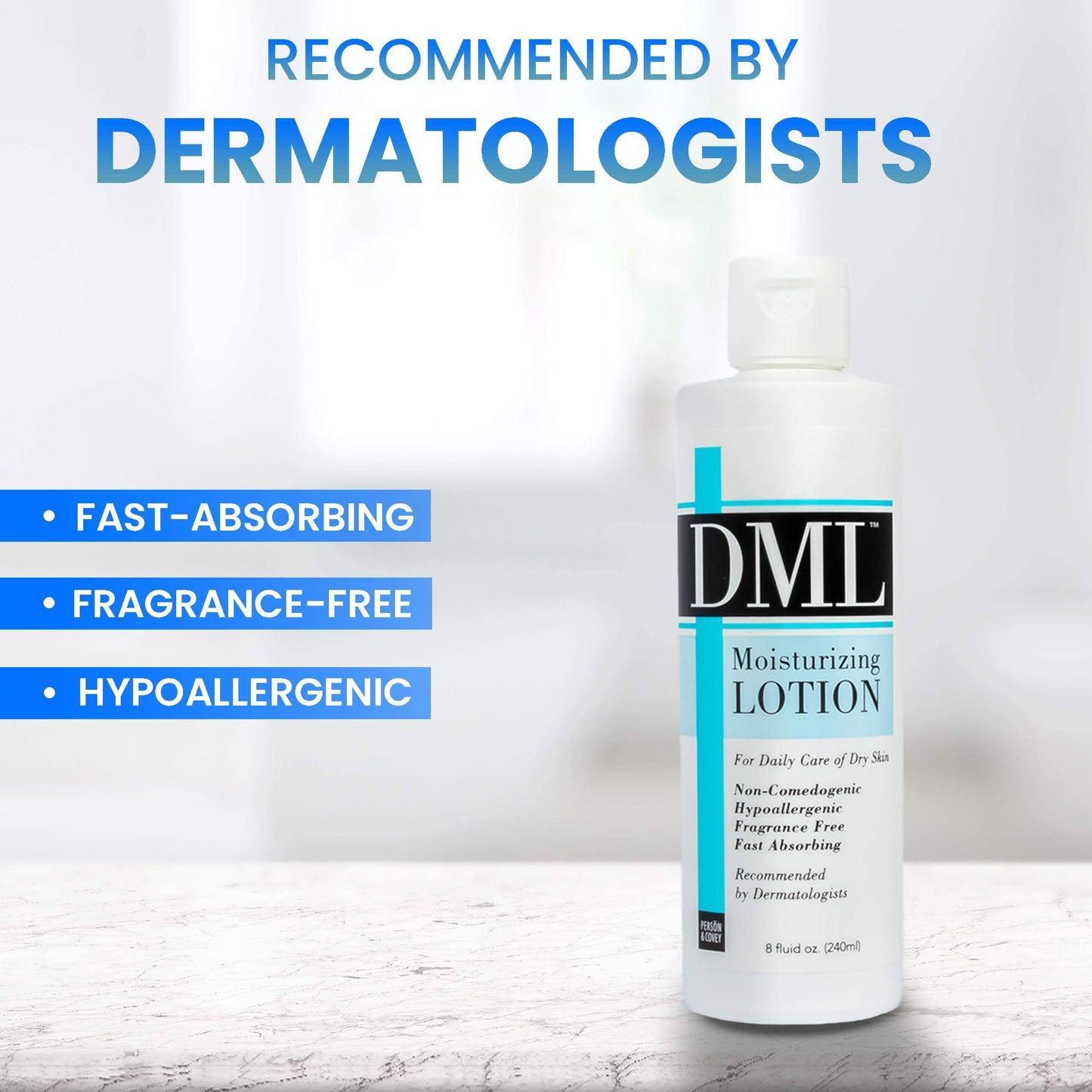 Dml Moisturizing Lotion, Fragrance Free - 8 Oz Beauty & Personal Care DML