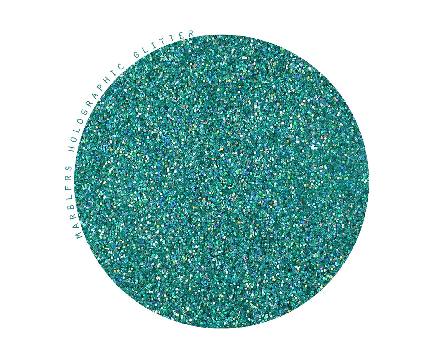 MARBLERS Holographic Glitter [Holo Teal] 3oz (85g) | Fine | Non-Toxic, Vegan, Cruelty-Free | Face, Body, Eyeshadow, Hair, Festival, Party Makeup | Beauty & Personal Care MARBLERS