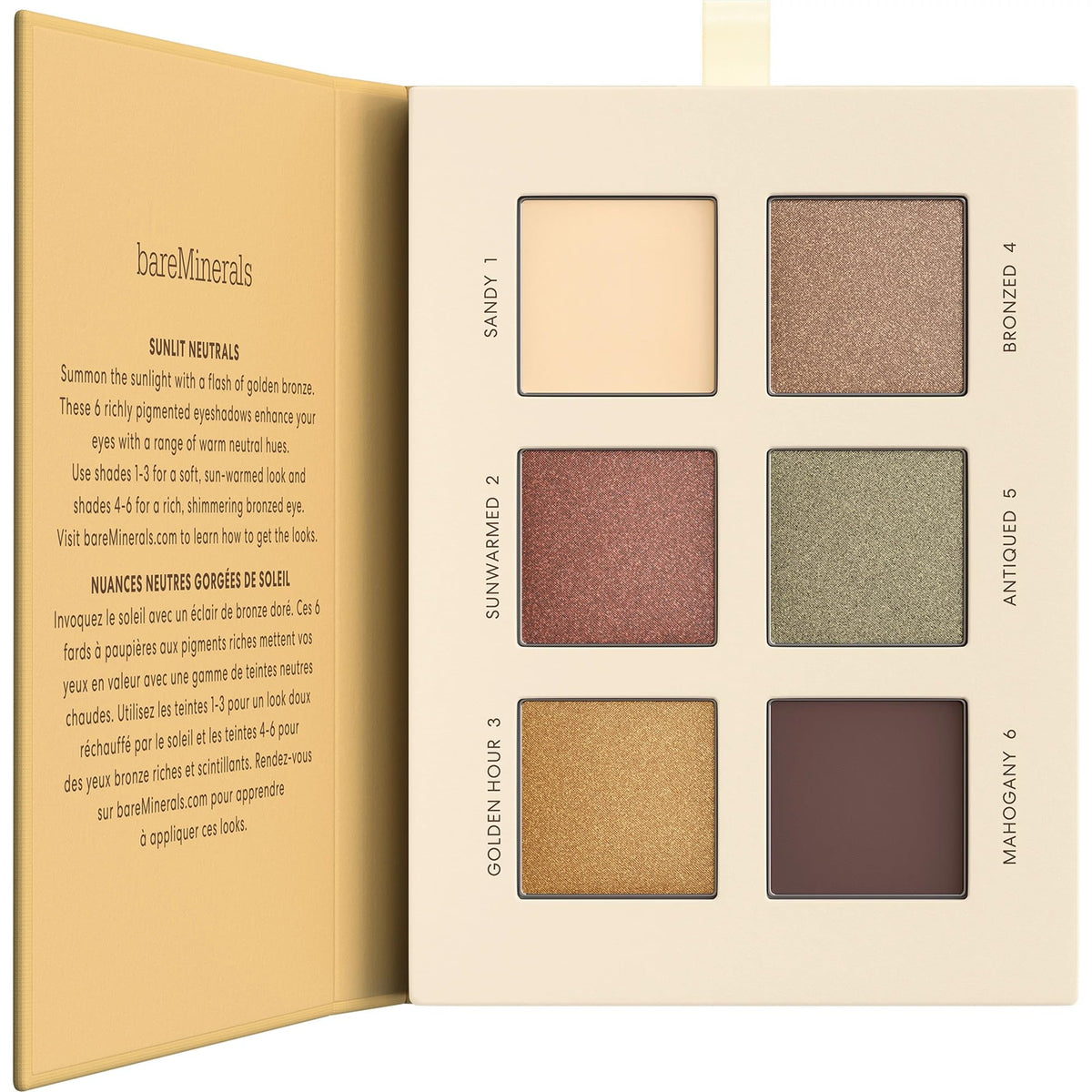 bareMinerals Mineralist Eyeshadow Palette, Sunlit, Vegan, Cruelty-Free & Dermatologist-Tested Beauty & Personal Care bareMinerals
