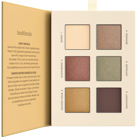 bareMinerals Mineralist Eyeshadow Palette, Sunlit, Vegan, Cruelty-Free & Dermatologist-Tested Beauty & Personal Care bareMinerals