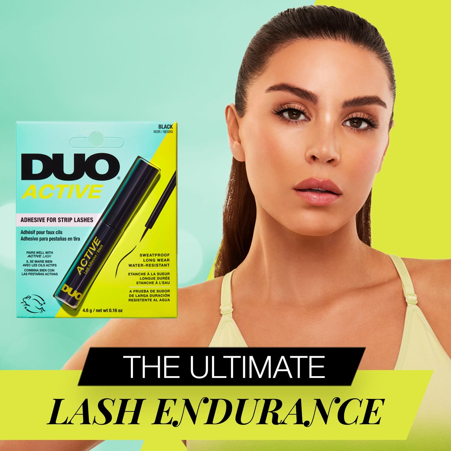 DUO Active Black Adhesive for Strip Lashes 4.6g / net wt 0.16 oz Beauty & Personal Care DUO