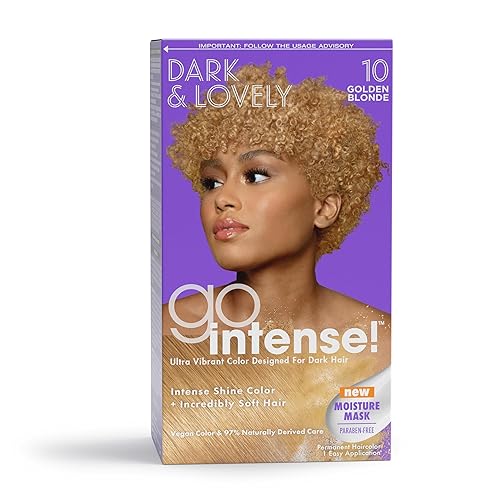 SoftSheen-Carson Dark and Lovely Ultra Vibrant Permanent Hair Color Go Intense Hair Dye with Olive Oil for Shine and Softness, Golden Blonde Beauty & Personal Care SoftSheen