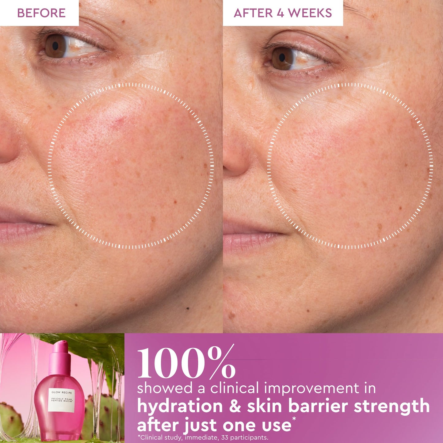 Glow Recipe Prickly Pear Peptide Mucin - Vegan "Snail" Mucin Face Serum to Hydrate & Repair Skin Barrier with Pore Refining Bio-Active Peptides & Deep Beauty & Personal Care Glow Recipe