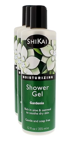 Shikai - Daily Moisturizing Shower Gel, Rich in Aloe Vera & Oatmeal That Leaves Skin Noticeably Softer & Healthier, Relief For Dry Skin, Gentle Beauty & Personal Care ShiKai