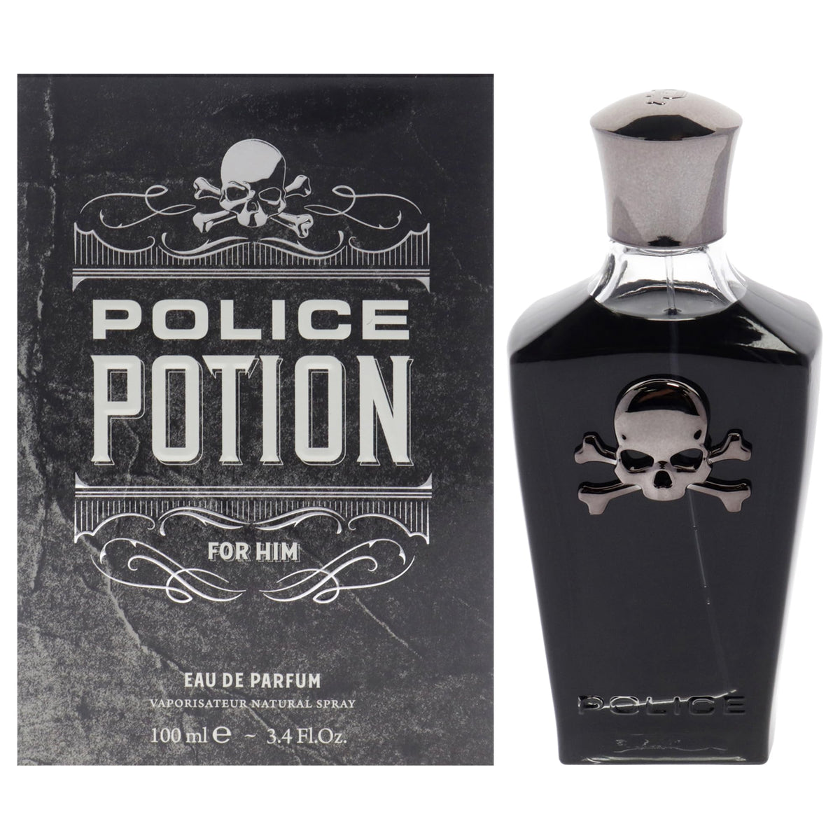 Potion Power For Him by Police for Men - Aromatic Notes That Melt Into Powerful Wood And Musk - A Fragrance To Evoke The Imagination - Sleek Dreamlike Beauty & Personal Care Police