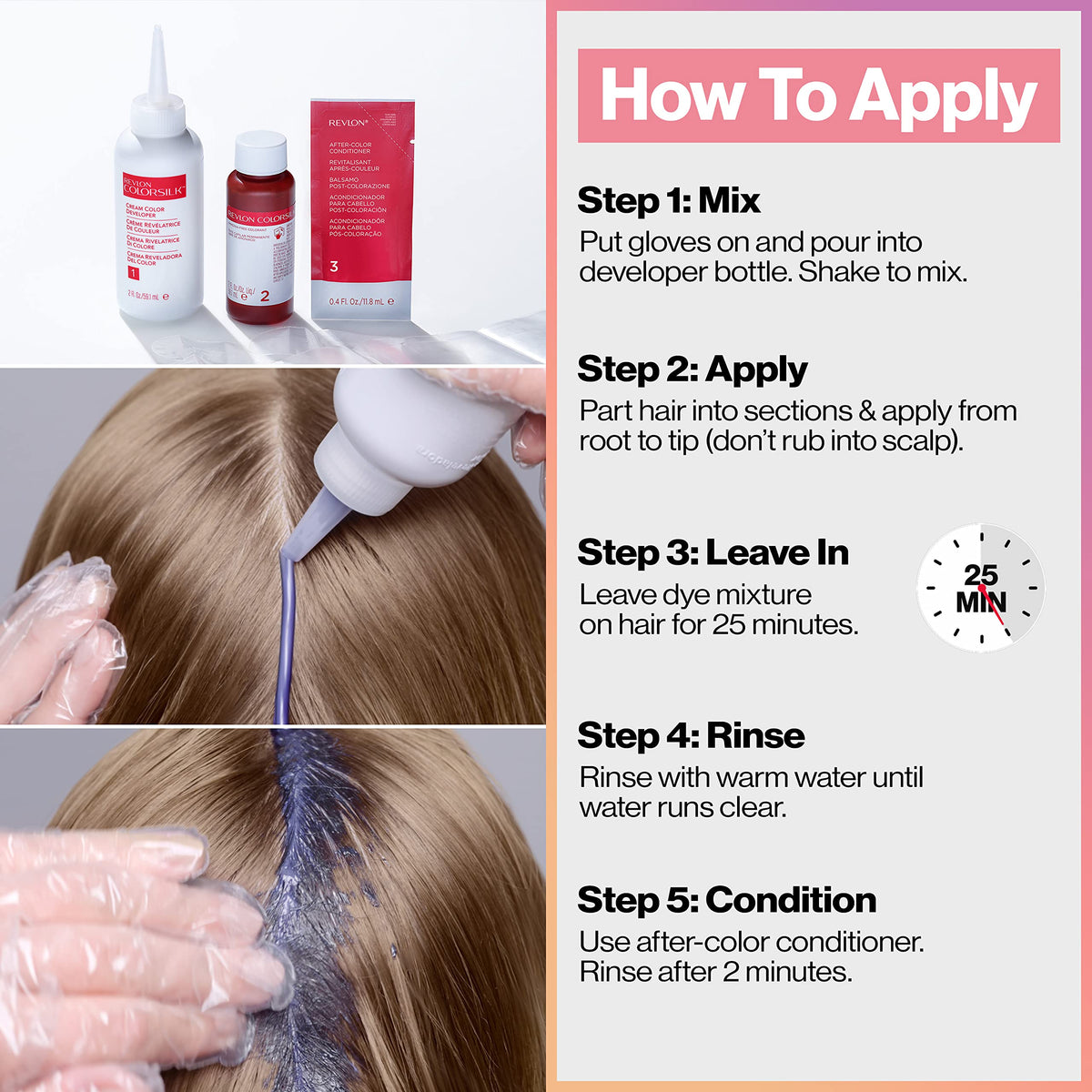 Revlon ColorSilk Digitones Permanent Hair Color with Keratin, 91D Silver Blue, 1 Count Beauty & Personal Care REVLON
