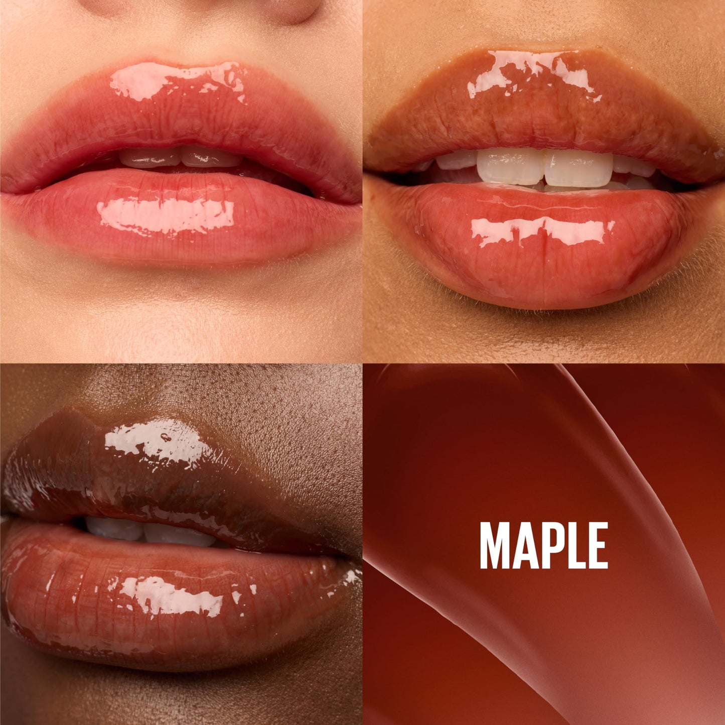 MAYBELLINE Lifter Gloss, Hydrating Honey'd Lip Gloss with Hyaluronic Acid, High Shine for Plumper Looking Lips, Maple, 1 Count Beauty & Personal Care MAYBELLINE