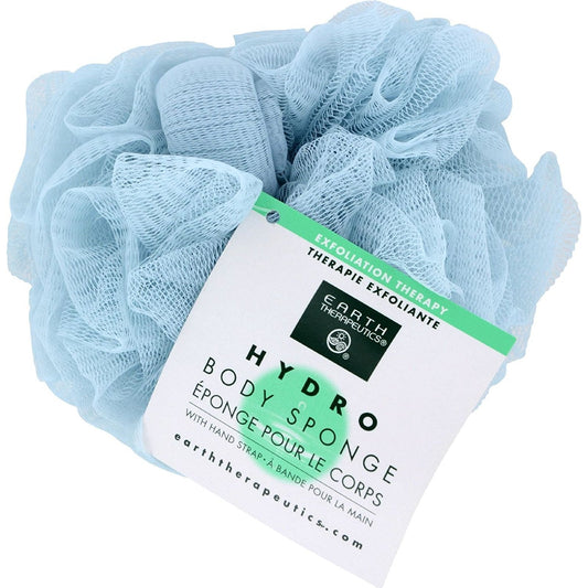 Earth Therapeutics Hydro Body Sponge With Hand Strap Blue - 1 Sponge Beauty and Personal Care Earth Therapeutics