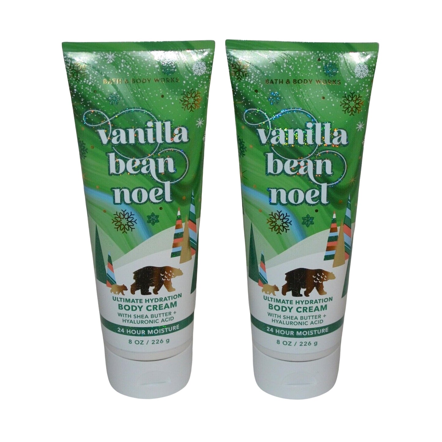 Bath & Body Works Ultimate Hydration Body Cream Pack of 2 (Vanilla Bean Noel),8.0 fluid_ounces Beauty & Personal Care Bath & Body Works