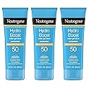 Neutrogena Hydro Boost Water Gel Moisturizing Sunscreen Lotion, Broad Spectrum Sunblock SPF 50, Water Resistant Travel Size Sunscreen For Sensitive Beauty & Personal Care Neutrogena