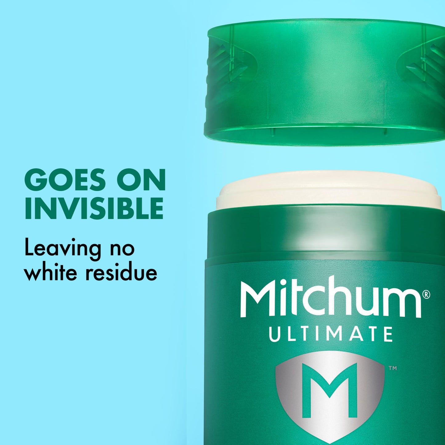 Mitchum Ultimate 72HR Odor Protection Men’s Antiperspirant & Deodorant, Long-Lasting Freshness, Invisible Solid, No White Residue Left on Skin, Clean Beauty and Personal Care Mitchum