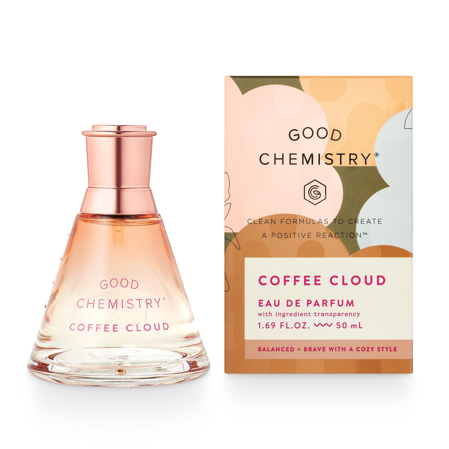 Good Chemistry Coffee Cloud Eau de Parfum 1.7 fl oz - Long-Lasting Perfume with Bergamot, Espresso, & Cedarwood - Balanced, Clean & Vegan Beauty & Personal Care Good Chemistry