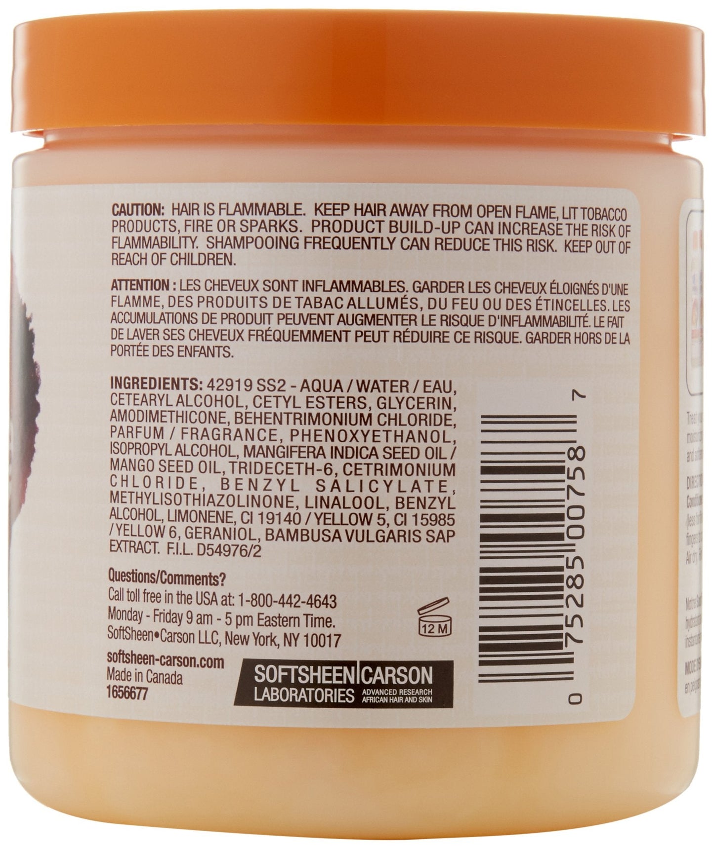 SoftSheen-Carson Dark and Lovely Au Naturale Curly Hair Products, Coil Moisturizing Souffle, Mango Oil & Bamboo Milk, Defines and Softens Tight Curls Beauty & Personal Care SoftSheen