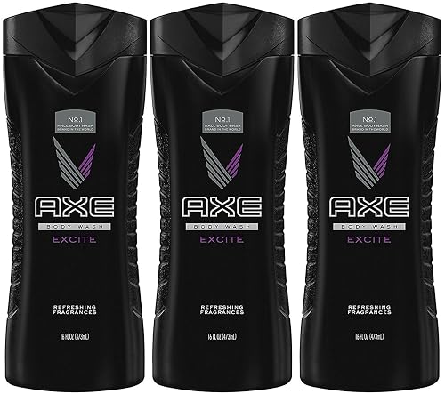 Axe Shower Gel, Excite 16 Ounce (Pack of 3) Beauty & Personal Care AXE