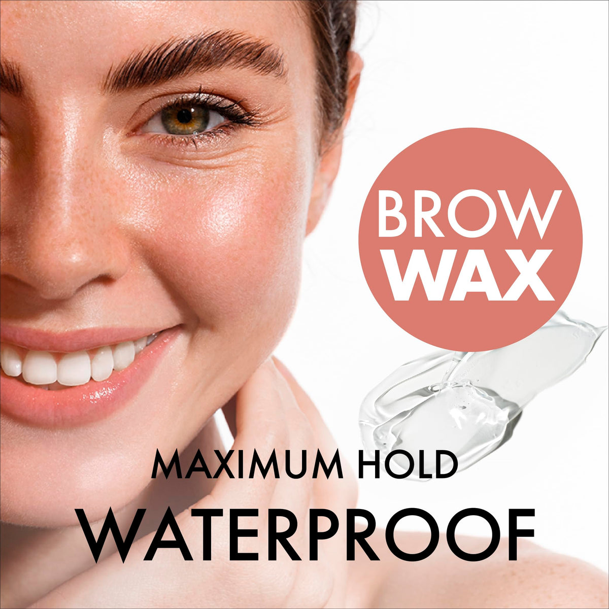 Absolute New York Brow Wax Eyebrow Gel for Tinting and Volumizing Eyebrows