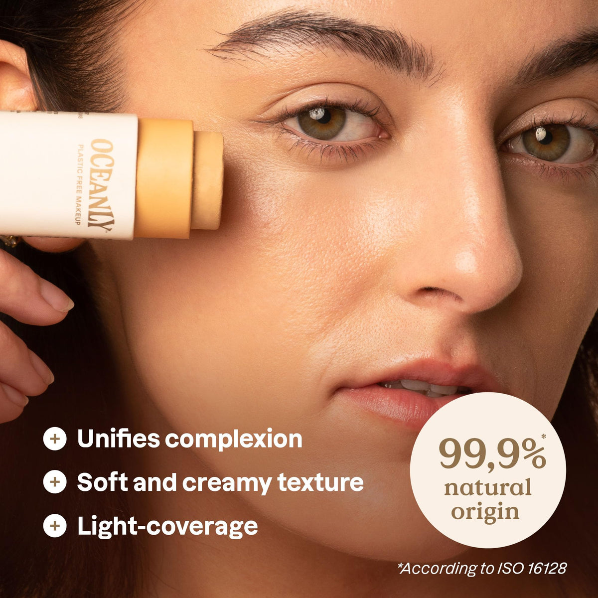 ATTITUDE Oceanly Light Coverage Foundation Stick, Titanium Dioxide-Free, EWG Verified, Plastic-Free, Vegan & Cruelty-free Makeup, Dune, 0.42 Ounces Beauty & Personal Care ATTITUDE