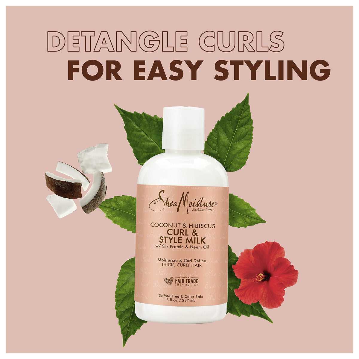 S/M COCO HIB COND CURL MILK 8OZ Beauty & Personal Care SheaMoisture