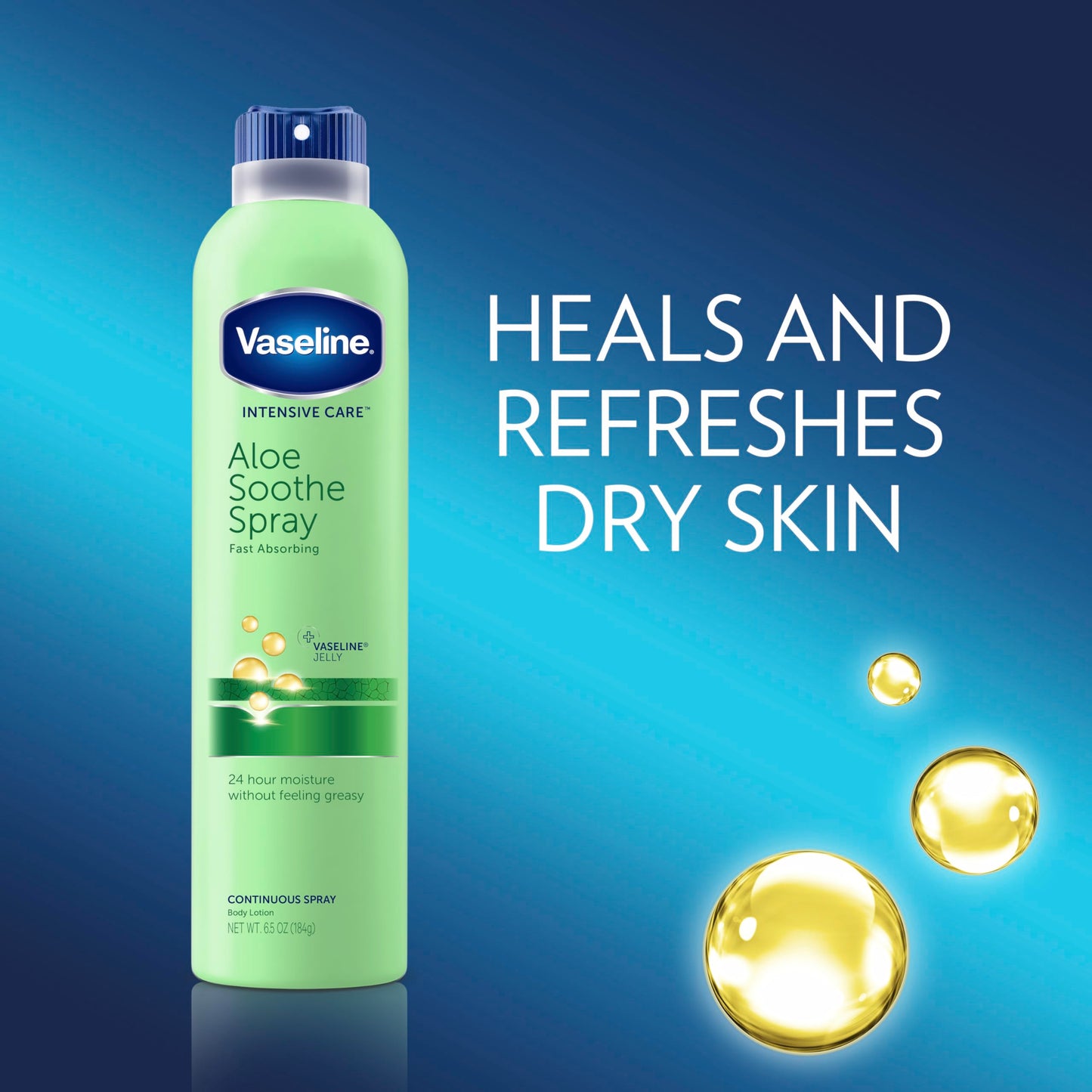 Vaseline® Intensive Care™ Aloe Soothe Spray, 6.5 Oz Beauty & Personal Care Vaseline