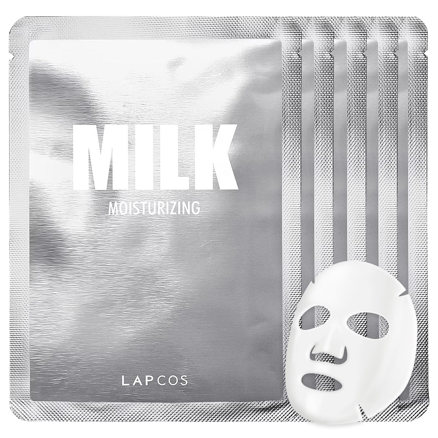 LAPCOS Milk Sheet Mask, Moisturizing Daily Face Mask to Replenish and Restore Dry Skin, Korean Beauty Favorite, 5-Pack Beauty & Personal Care LAPCOS