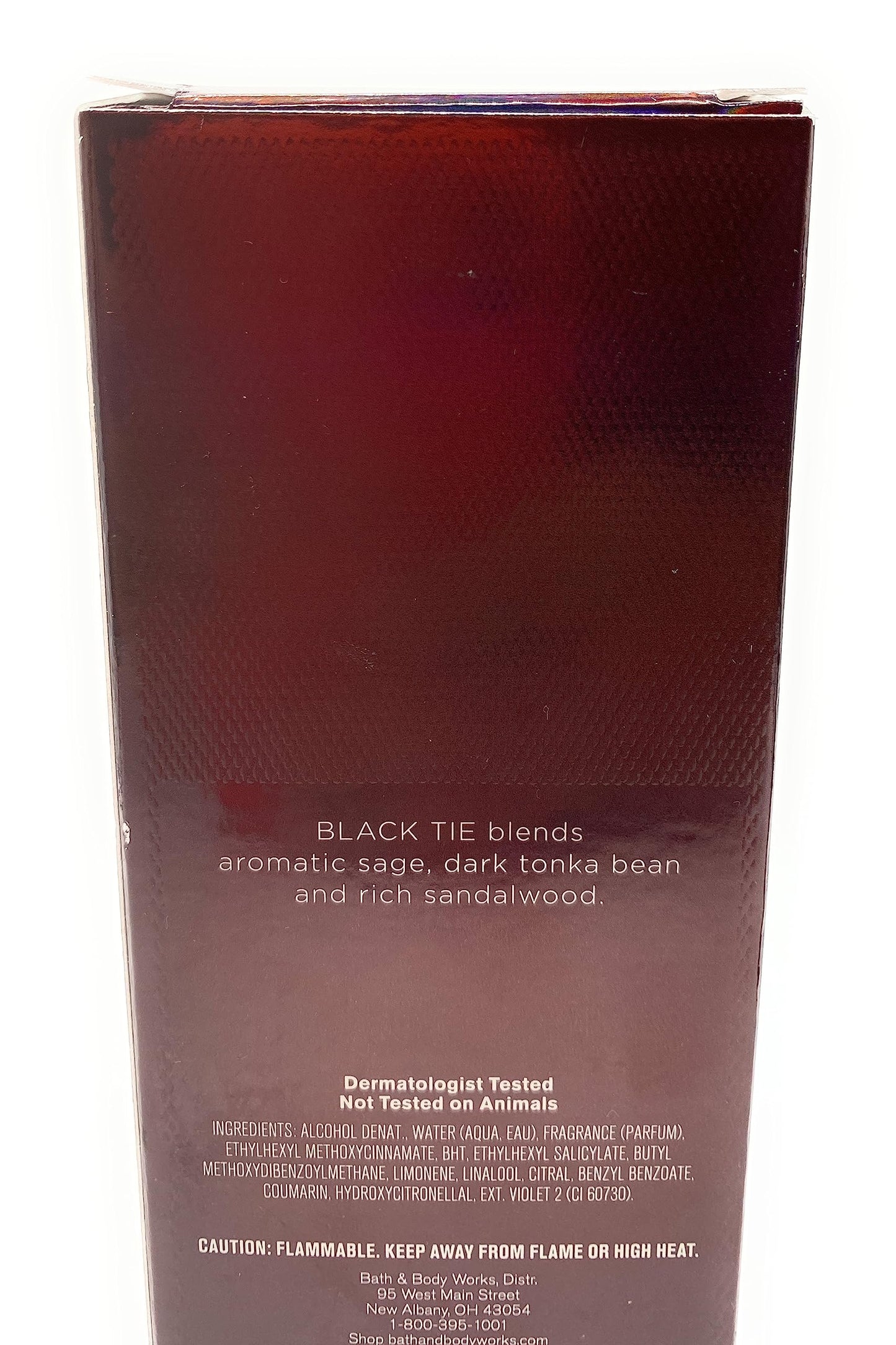 Bath & Body Works Black Tie Men's Fragrance 3.4 Ounces Cologne Spray Beauty & Personal Care Bath & Body Works