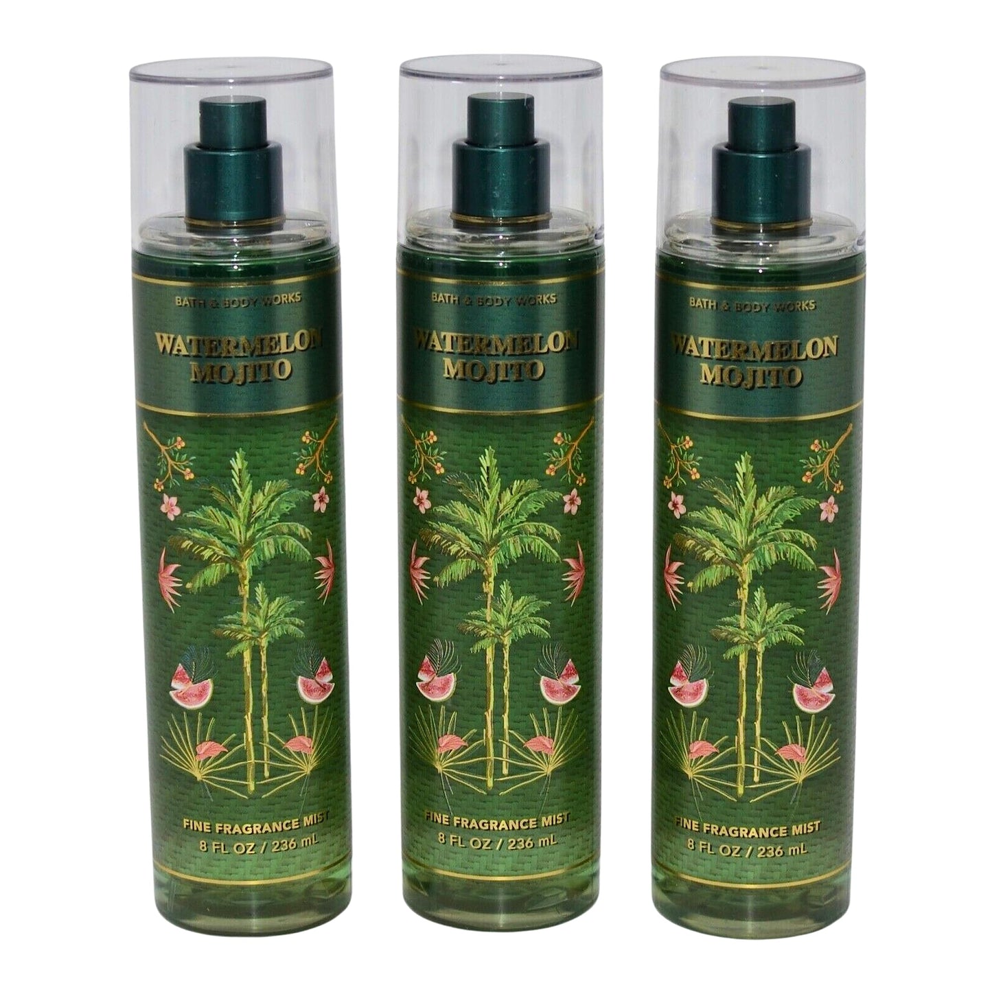Bath & Body Works Fragrance Mist 3-Pack 8oz Each (Watermelon Mojito) Beauty & Personal Care Bath & Body Works