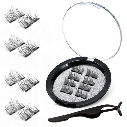 VASSOUL Magnetic Eyelashes with Applicator - Reusable Premium Lashes, Easy Application, No Glue Needed, Natural Look Beauty & Personal Care VASSOUL