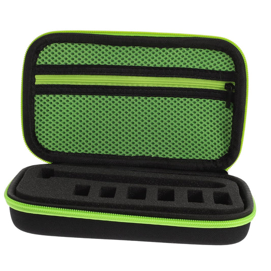 PartyKindom Eva Hard Case Travel Organizer for Shaver Black Premium Protection Double Zipper Design Extra Mesh Pocket for Accessories Razor Travel Beauty and Personal Care PartyKindom