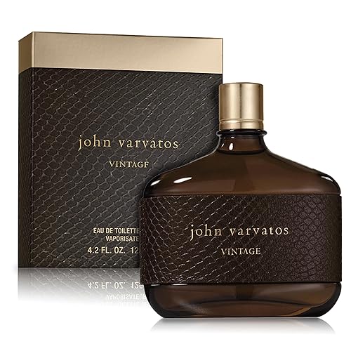 John Varvatos Men's Cologne, Vintage Eau de Toilette EDT Spray, Aromatic Chypre Scent with Notes of Quince Paste, Patchouli & Tobacco Leaf, 4.2 fl oz Beauty & Personal Care John Varvatos
