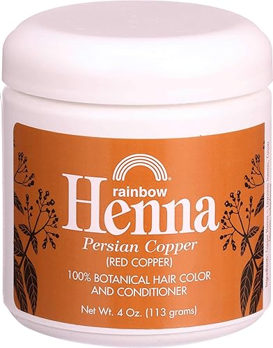 Rainbow Research Henna Hair Color and Conditioner Persian, Copper Red, 4 Fluid Ounce Beauty & Personal Care Rainbow Research
