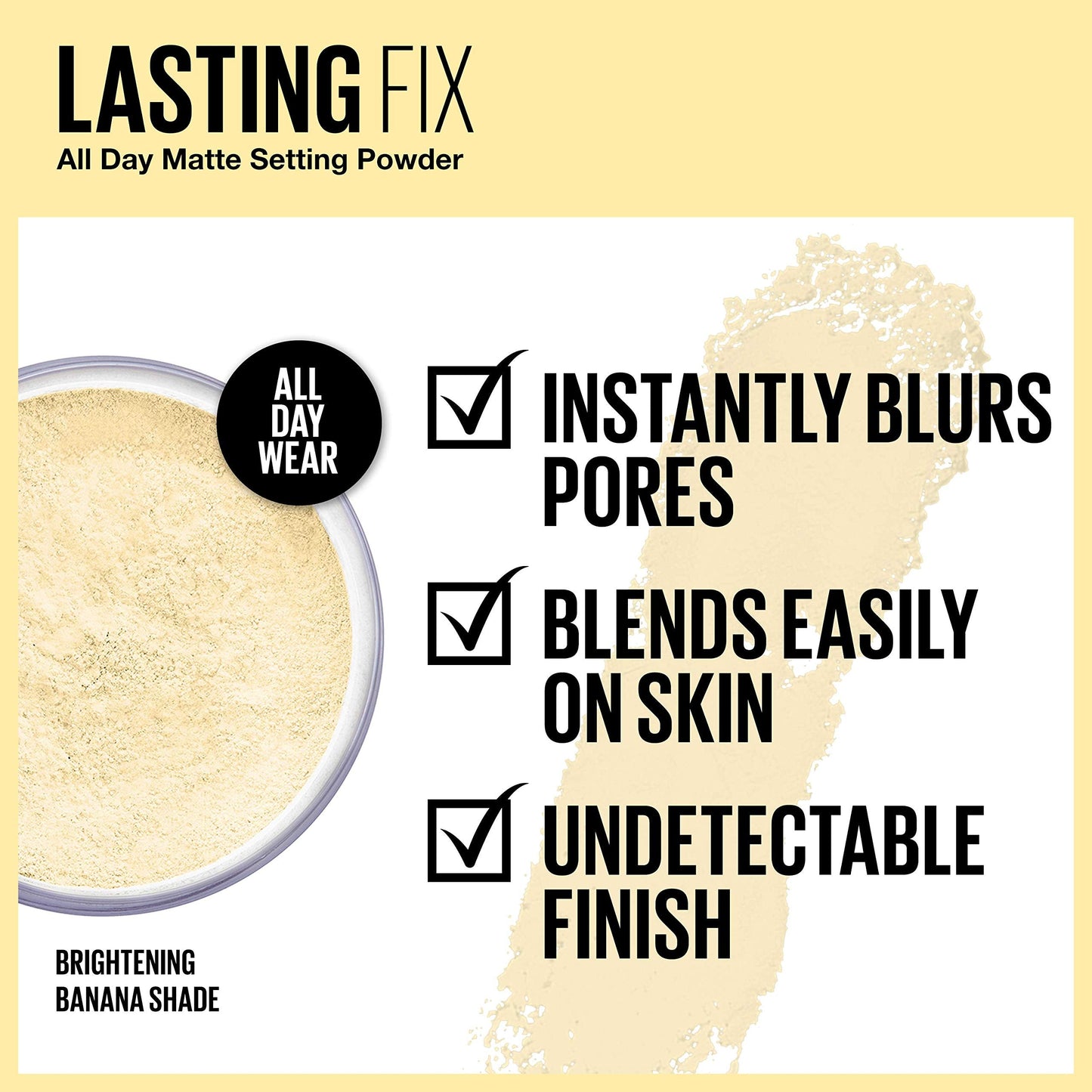 Maybelline Banana Powder Loose Setting Face Powder, Shade 10, 1 Count Beauty & Personal Care MAYBELLINE