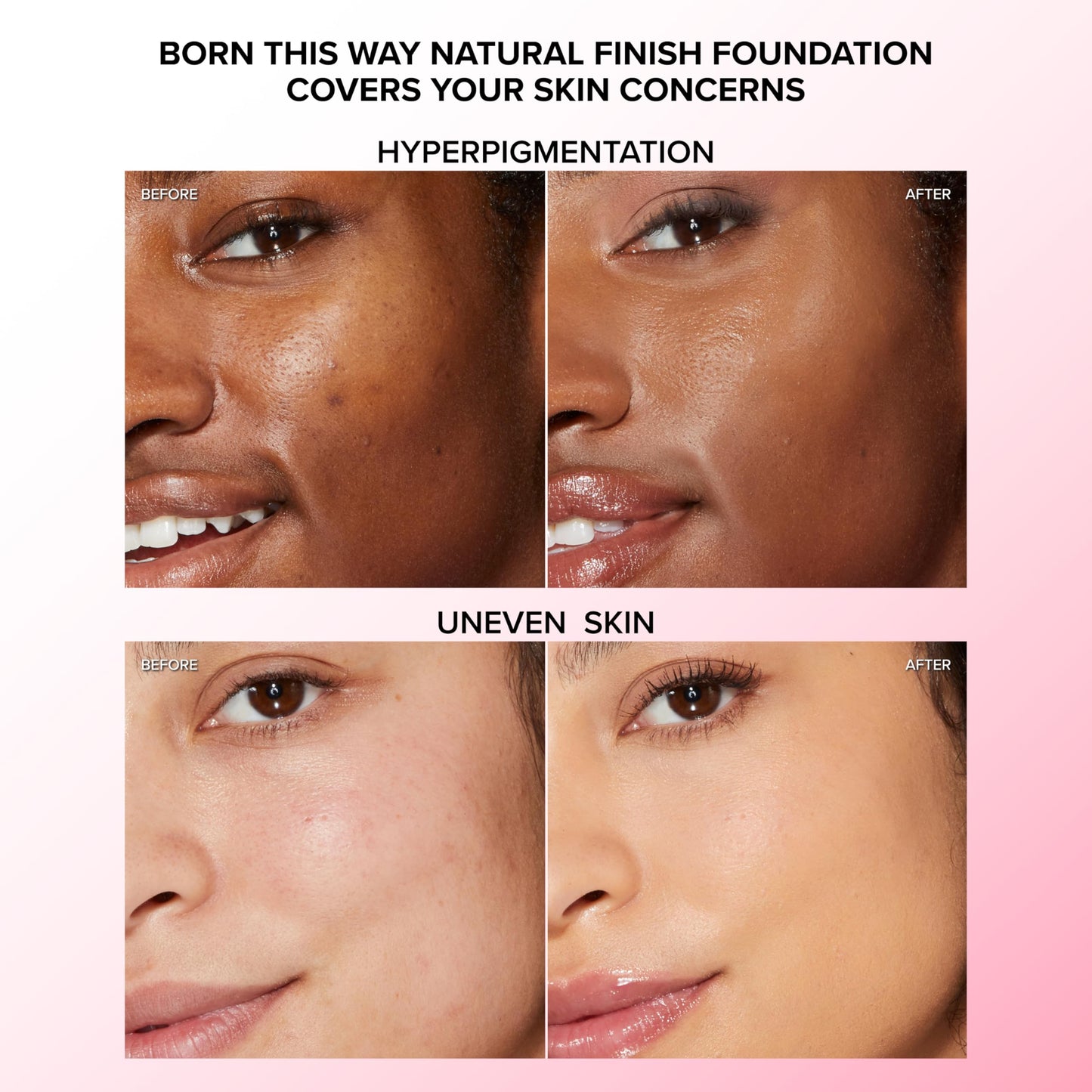 Too Faced Born This Way Natural Finish Longwear Liquid Foundation | Medium-To-Full Coverage | Hydrating + Oil Free, 1.01 fl. oz. Beauty & Personal Care Too Faced