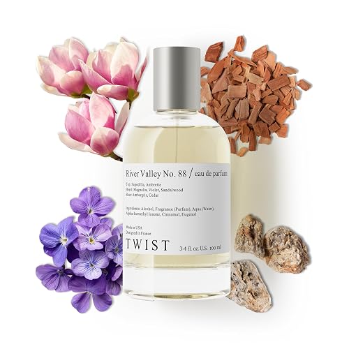 Twist River Valley No. 88 - Eau De Parfum Inspired by Byrdo Mojave Ghost, Long-Lasting Perfume For Women & Men, Paraben Free, Vegan, Clean Beauty & Personal Care HOUSE OF TWIST