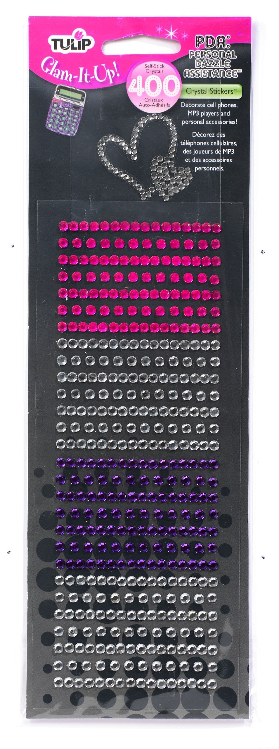 Tulip-Glam-It-Up PDA: Personal Dazzle Assistance 400ct-Pink Amethyst Beauty & Personal Care TULIP