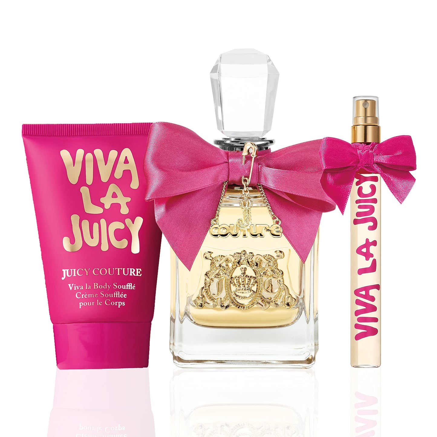 Juicy Couture Viva La Juicy Eau De Parfum 3 Piece Fragrance Gift Set, Includes EDP Spray, Mini Women's Perfume & Body Lotion - Floral & Sweet, Travel Size, 3.4 fl oz Beauty & Personal Care Juicy Couture
