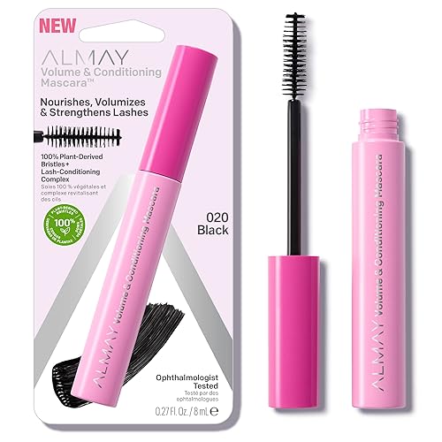 Almay Volume & Conditioning Mascara, Hydrating All Day Wear, 20 Black, 0.27 fl oz. Beauty & Personal Care Almay