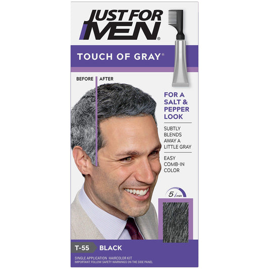 Just For Men Touch of Gray Men's Hair Color, Dark Brown-Black Beauty & Personal Care Just for Men