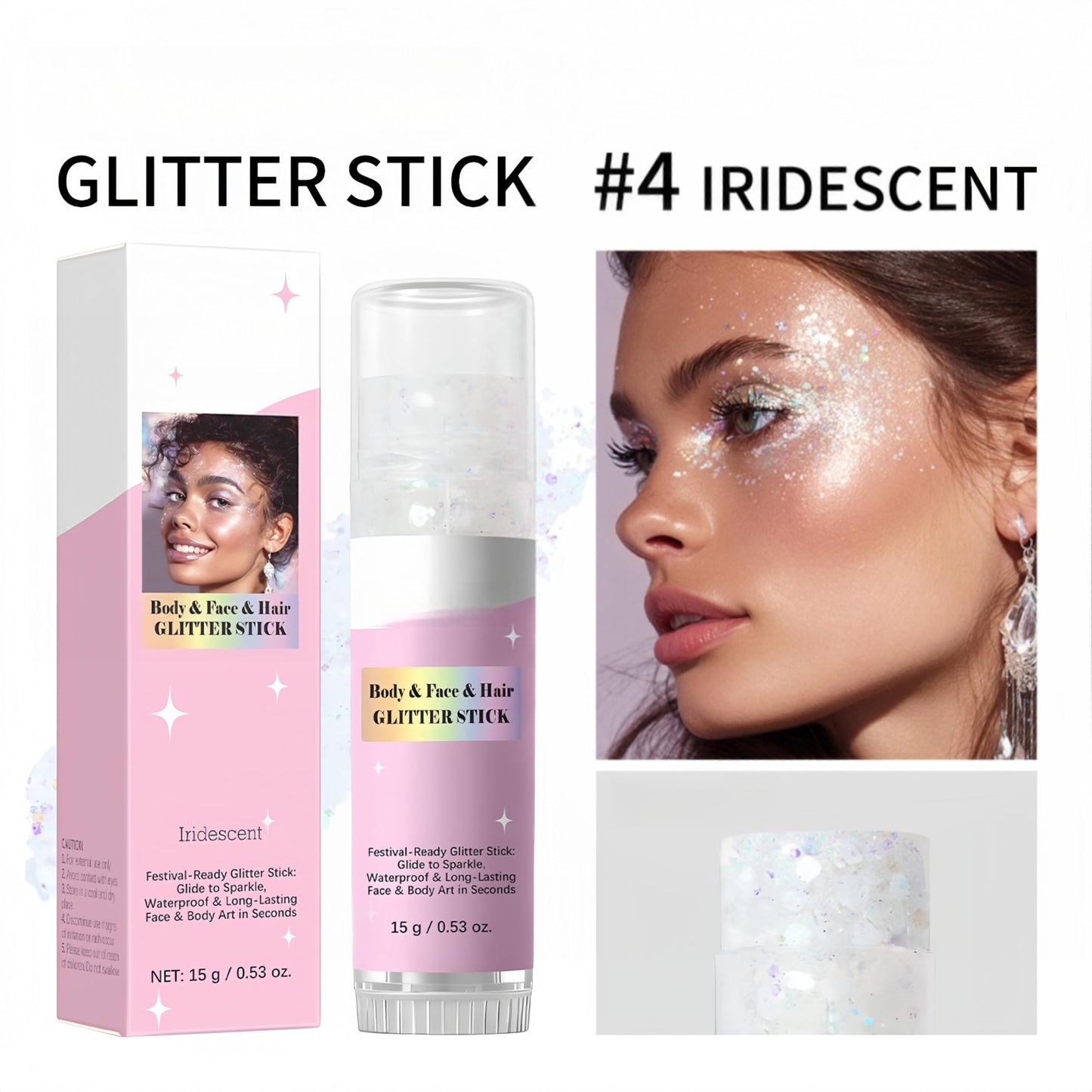 MAEPEOR Body Glitter Stick 6 Colors Holographic Mermaid Sequins Chunky Face Glitter Stick Singer Concerts or Music Festival Rave Body Makeup (Color Beauty & Personal Care MAEPEOR