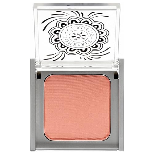 Honeybee Gardens Complexion Perfecting Blush in Tea Rose, Medium Spiced Peach, Vegan & Gluten-Free, 8.5g Beauty & Personal Care Honeybee Gardens