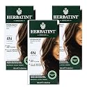 Herbatint Permanent Haircolor Gel, 4N Chestnut, Alcohol Free, Vegan, 100% Grey Coverage - 4.56 oz (3 Pack) Beauty & Personal Care Herbatint