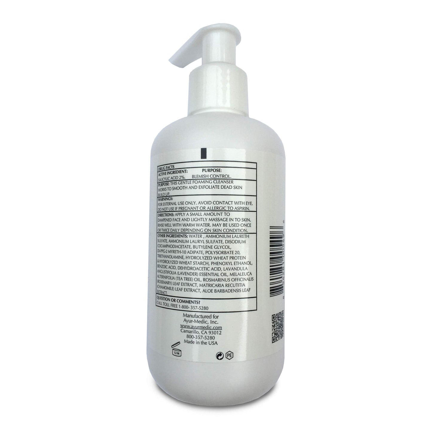 Ayur Medic Salicylic Wash (8 oz) Beauty & Personal Care AYUR MEDIC NATURE & SCIENCE