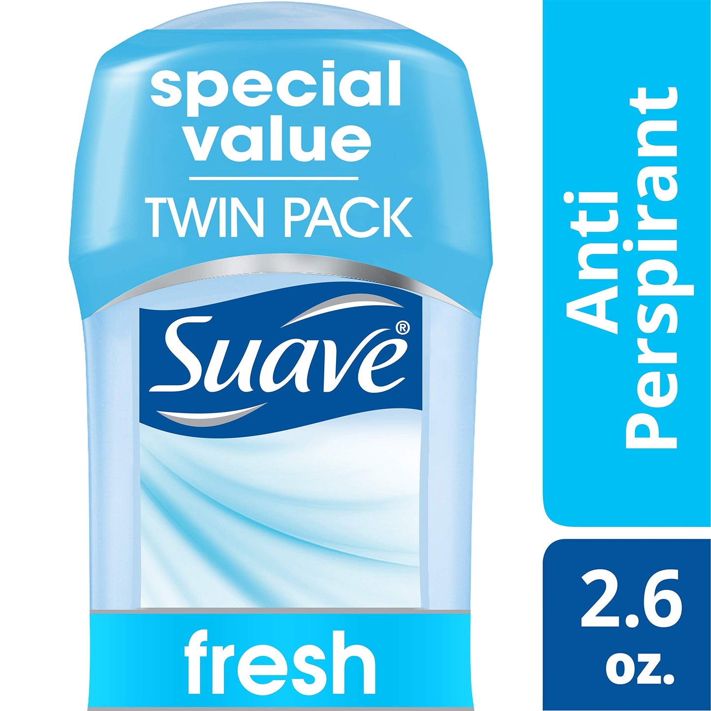 Suave Antiperspirant Deodorant, Invisible Solid Shower Fresh, 2.6 oz 2 ct Beauty and Personal Care Suave