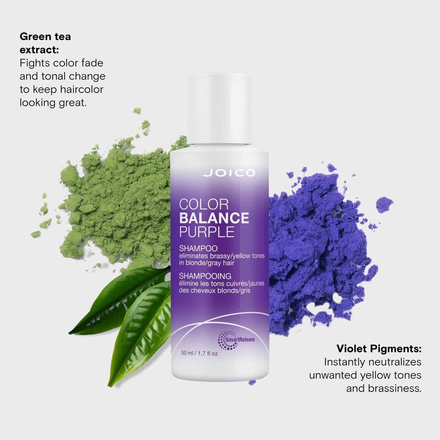 Joico Color Balance Purple Shampoo | For Cool Blonde, Gray Hair | Eliminate Brassy Yellow Tones | Boost Color Vibrancy & Shine | UV Protection | Beauty & Personal Care Joico