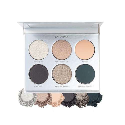PÜR MINERALS On Point Eyeshadow Palette, Matte, Shimmer & Metallic Shades, Skincare-Infused Formula, Cruelty Free, Saturday Beauty & Personal Care PÜR MINERALS