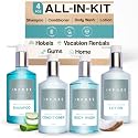 1-Shoppe Infuse 4 Piece Ecobox All-In-Kit | White Tea and Coconut Soap | 1 Shampoo, 1 Conditioner, 1 Body Wash and 1 Lotion | 10.14 oz Hotel Soaps Beauty & Personal Care Terra Pure