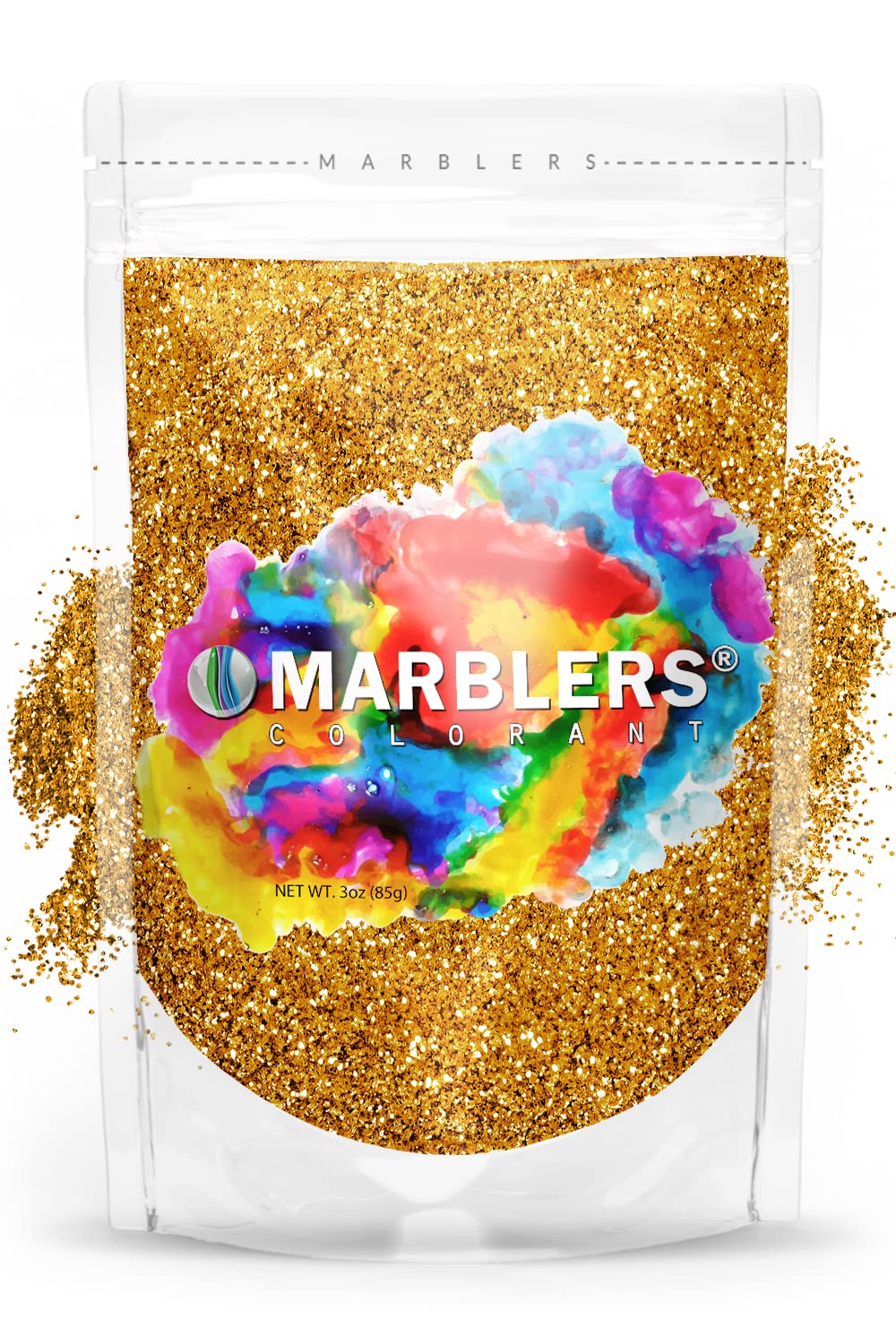MARBLERS Twinkle Glitter [Honey Gold] 3oz (85g) | Fine | Non-Toxic, Vegan, Cruelty-Free | Face, Body, Eyeshadow, Hair, Festival, Party Makeup | Nail Beauty & Personal Care MARBLERS